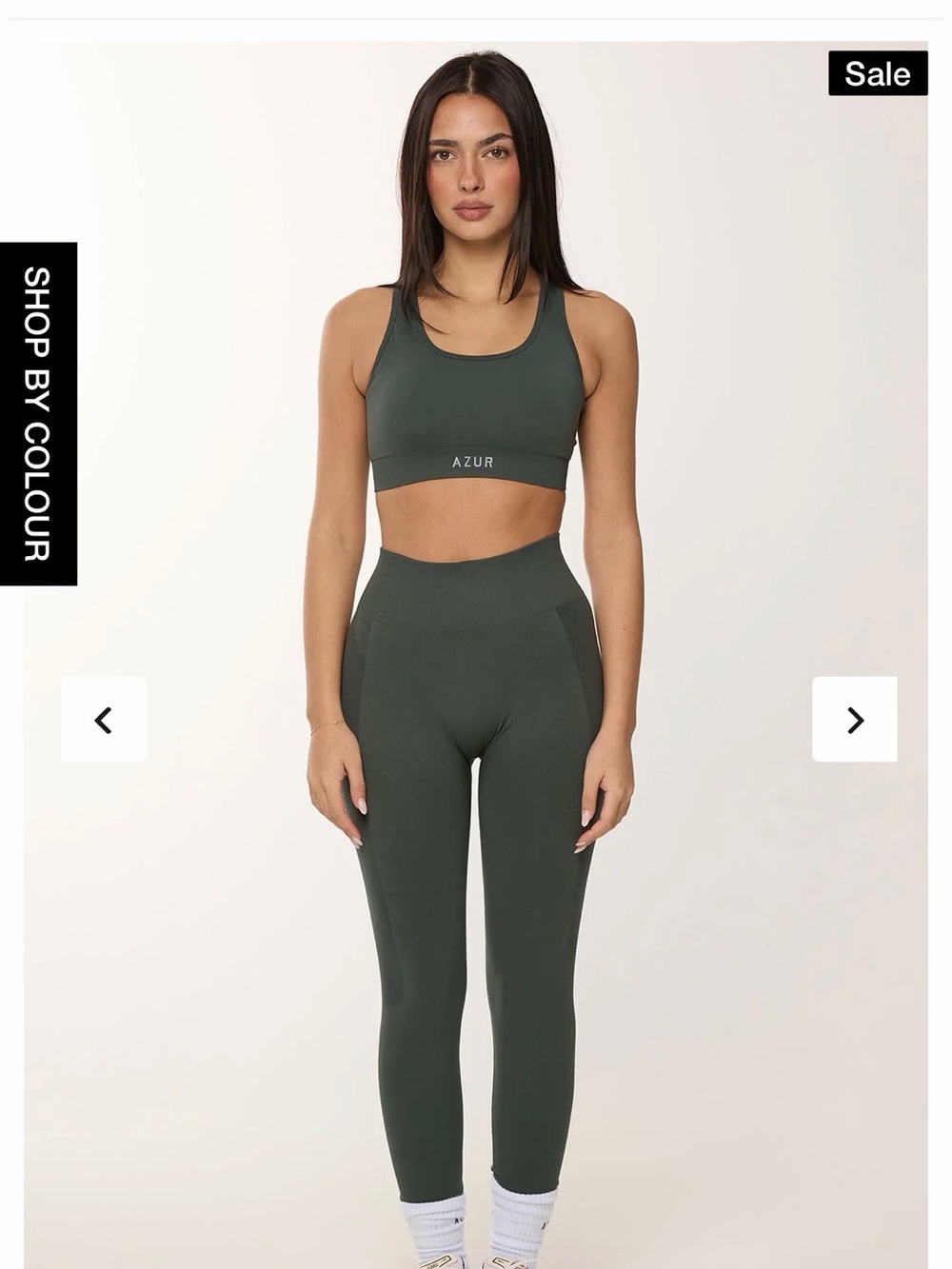 Azur BNWT Forest Green Seamless Leggings